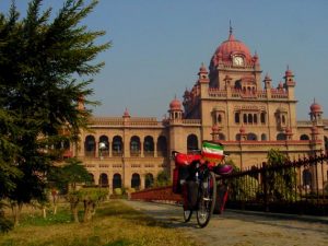 Planting tree in Khalsa college