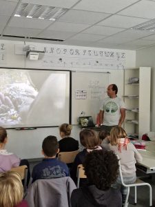 Workshop in a school in Annecy